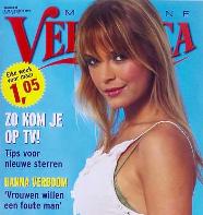 Hanna op de cover van veronica TV gids